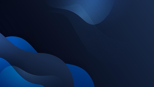 Nowoczesne błyszczące realistyczne ciemnoniebieskie czarne z cieniem streszczenie projekt prezentacji tło Technologia sieci ilustracji wektorowych dla banera okładka ulotka internetowa karta plakat tekstura slajd magazyn