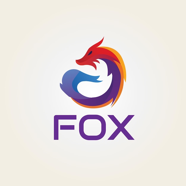 Nowoczesne logo Fox