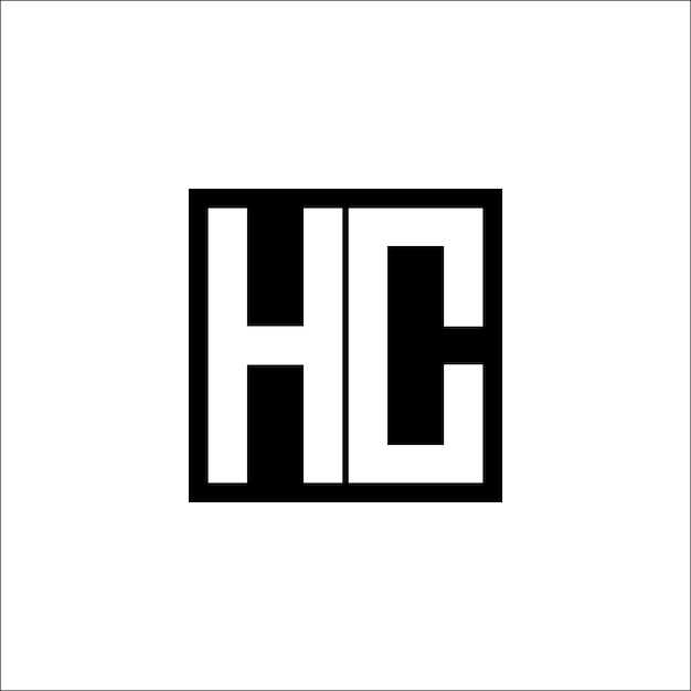 Nowoczesne logo kombinacji liter HC Minimalistyczny projekt