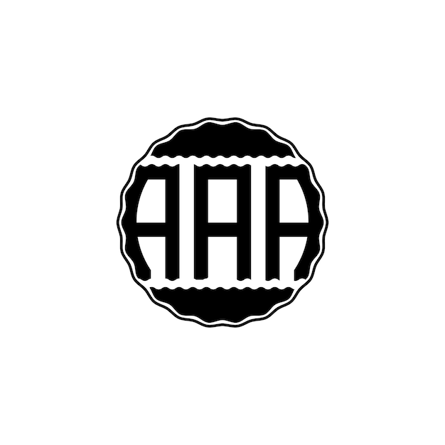 Plik wektorowy nowoczesne logo literowe „aaa”