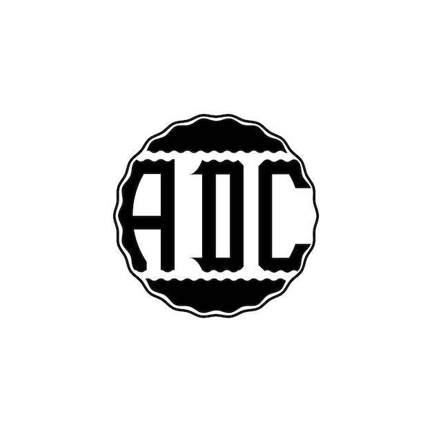 Nowoczesne Logo Literowe „adc”