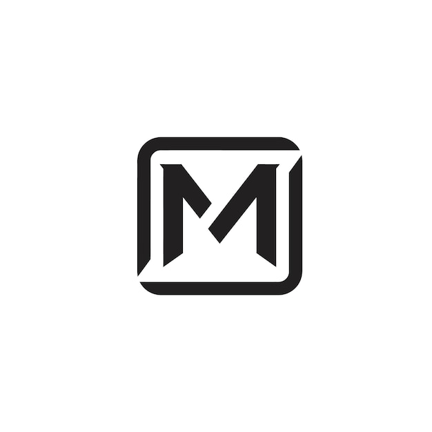 Nowoczesne logo litery M