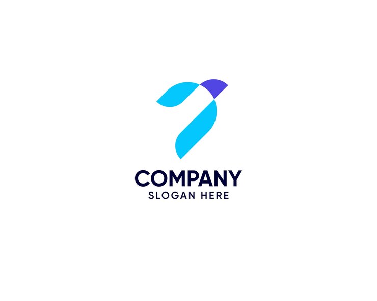 Nowoczesne logo litery P Premium