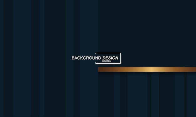 Nowoczesne tło niebieskie tło ze złotymi liniami luksusowy design