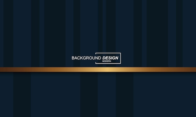 Nowoczesne tło niebieskie tło ze złotymi liniami luksusowy design