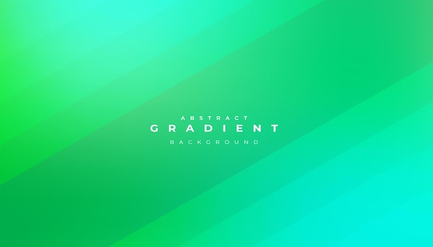 Nowoczesne zielone tony Gradient Background dla stylowych prac projektowych
