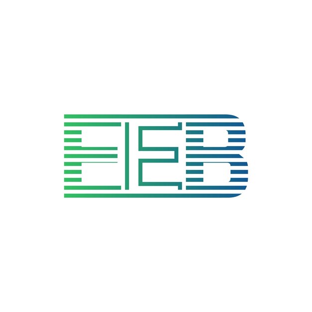 Nowoczesny EEB Logo Design Letter EEB Minimalist Professional and Versatile Branding Icon for Business Identity