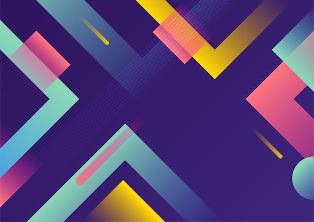 Nowoczesny element geometryczny kolorowy wzór tła