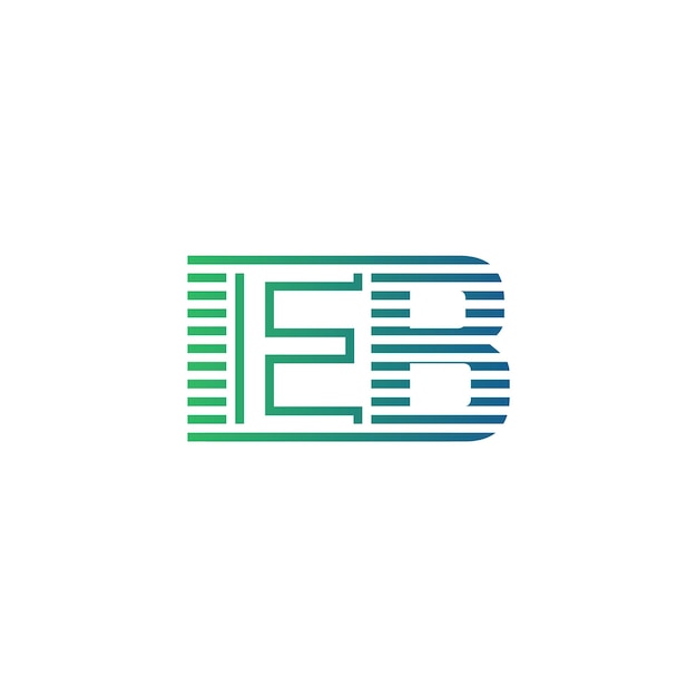 Nowoczesny IEB Logo Design Letter IEB Minimalist Professional and Versatile Branding Icon for Business Identity