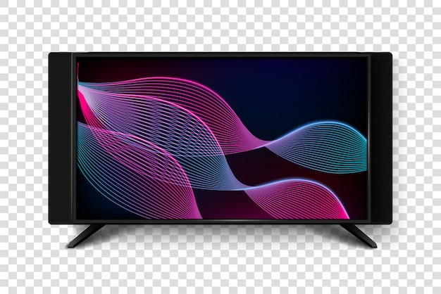 Nowoczesny inteligentny telewizor 3d