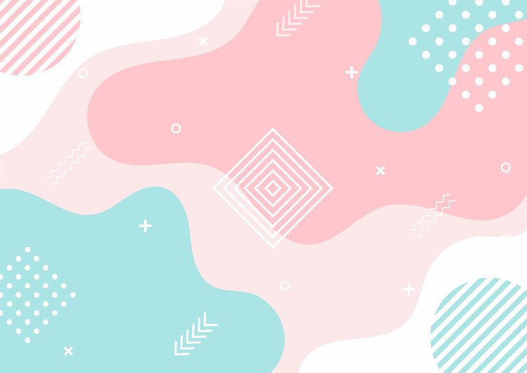 nowoczesny kolorowy pastelowy gradient abstrakcyjny kształt geometryczny. tło w stylu memphis.