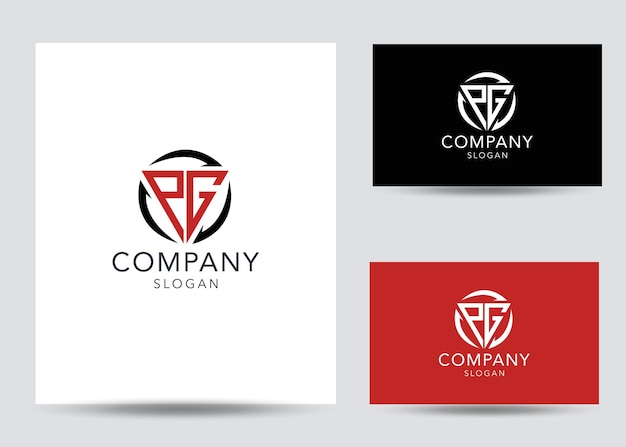 Nowoczesny monogram początkowa litera ps logo szablon