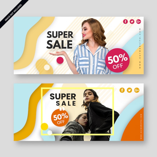 Nowoczesny plakat streszczenie sprzedaż transparent