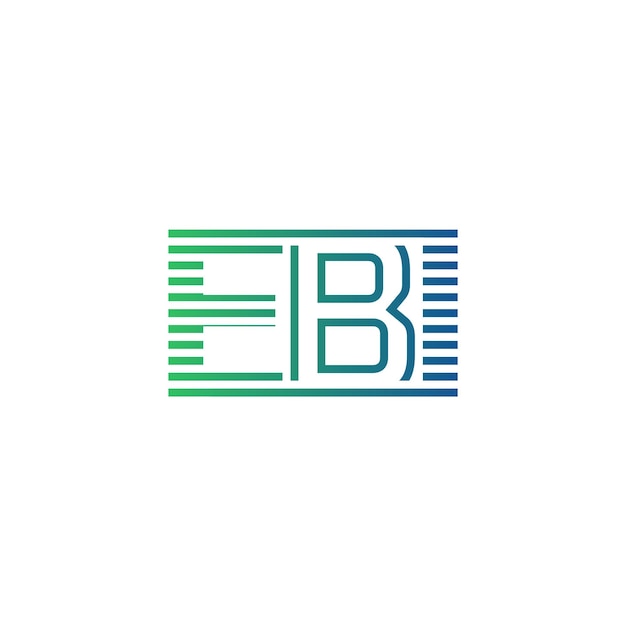 Nowoczesny projekt logo EBI Letter EBI Minimalist Professional and Versatile Branding Icon for Business Identity