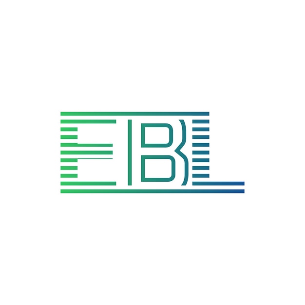 Nowoczesny projekt logo EBL Letter EBL Minimalist Professional and Versatile Branding Icon for Business Identity