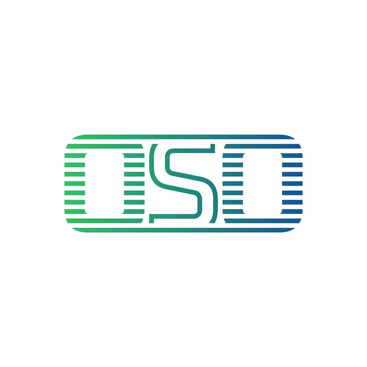 Wektor nowoczesny projekt logo oso list oso minimalistyczna profesjonalna i wszechstronna ikona marki dla tożsamości biznesowej