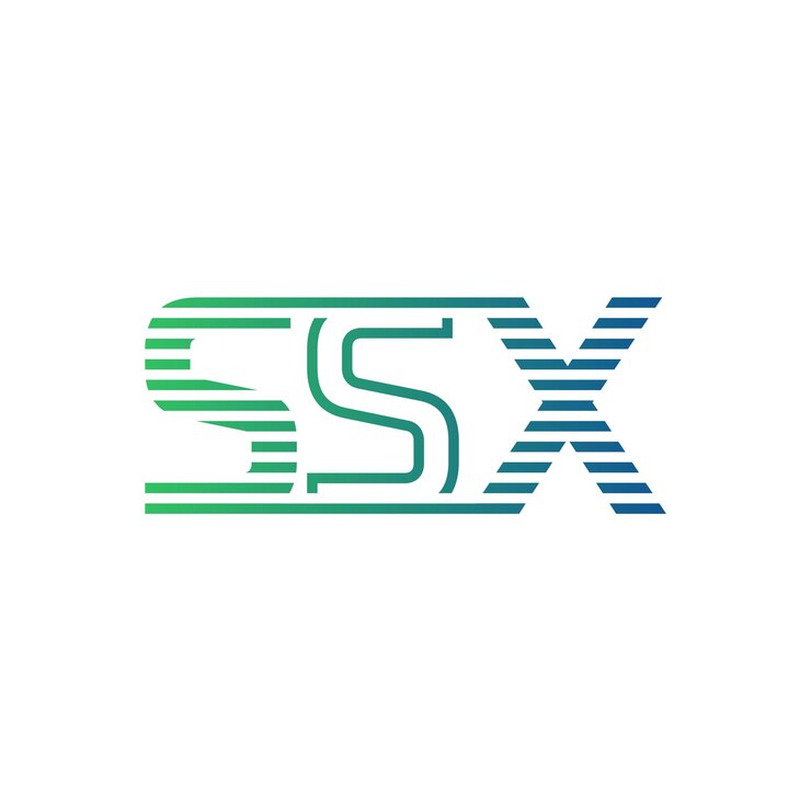Wektor nowoczesny projekt logo ssx letter ssx minimalist professional and versatile branding icon for business identity