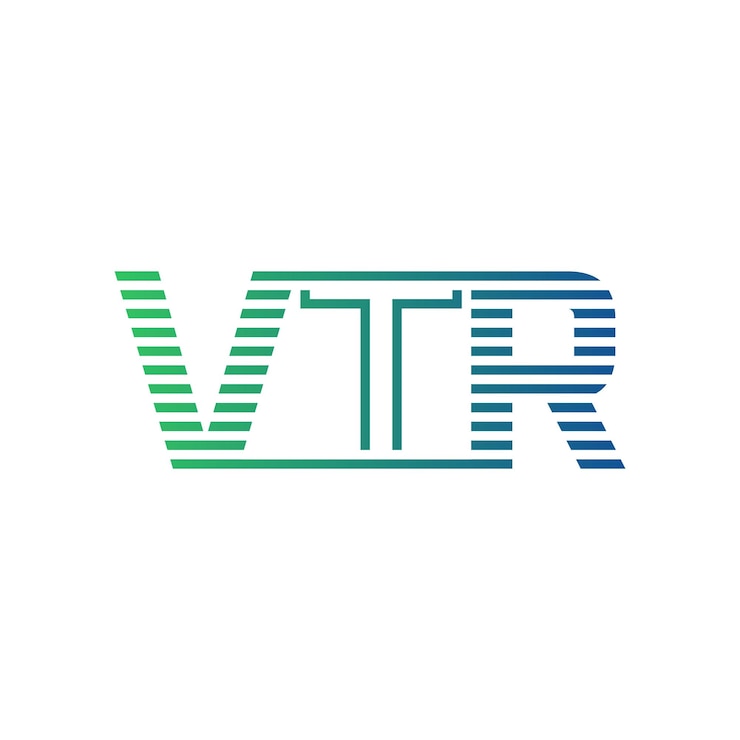 Wektor nowoczesny projekt logo vtr letter vtr minimalist professional and versatile branding icon for business identity