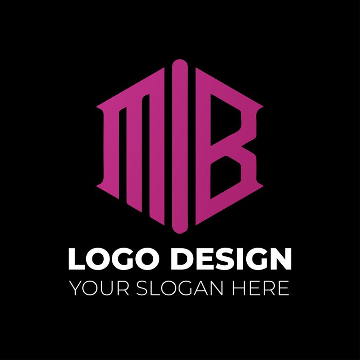 Wektor nowoczesny prosty projekt logo monogram