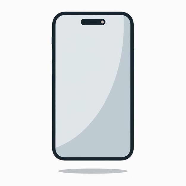 Plik wektorowy nowoczesny smartfon o eleganckiej konstrukcji z ulepszonym wyświetlaczem