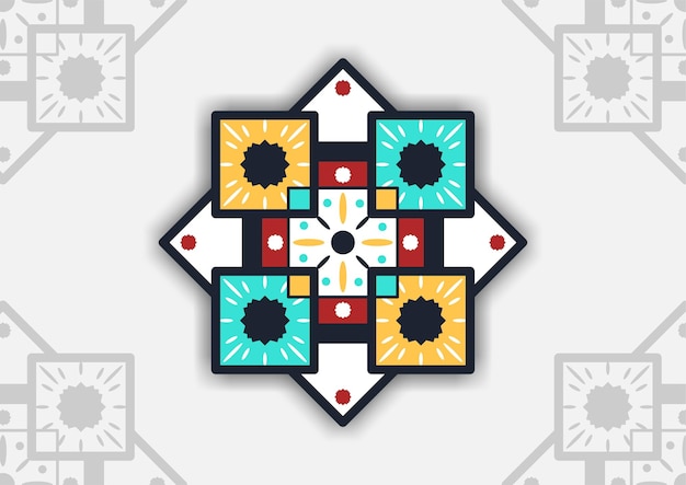 Plik wektorowy nowoczesny styl islamskiego ornamentu ilustracja tła