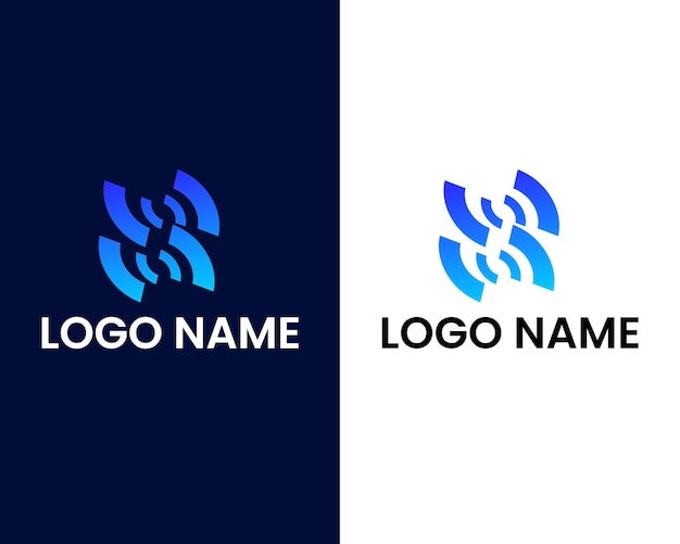 nowoczesny szablon projektu logo litery h