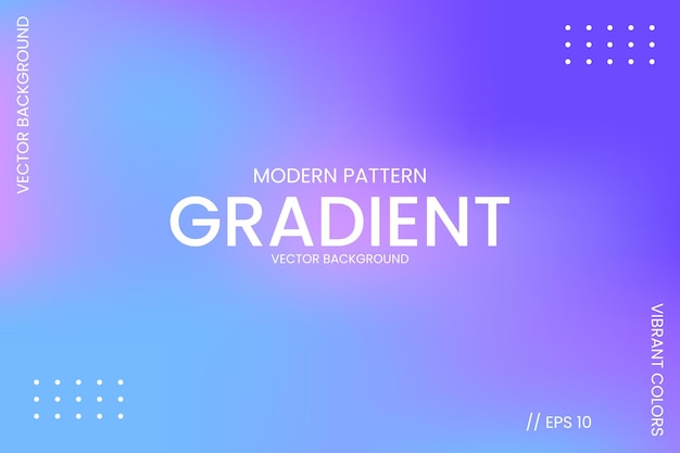 Nowoczesny wzór gradient wektorowy tło niebieskie i fioletowe