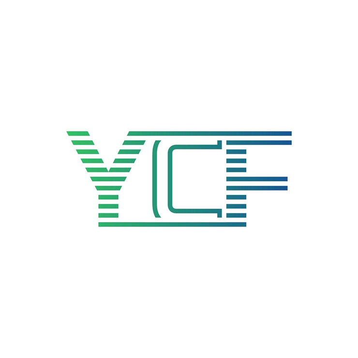 Wektor nowoczesny ycf logo design letter ycf minimalist professional and versatile branding icon for business identity