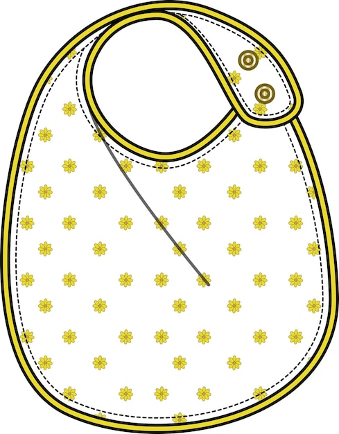 Plik wektorowy noworodzone niemowlę i niemowlę wektor odzież na śliniakach