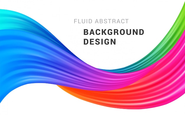Nowożytna Kolorowa Spływowa Abstrakcjonistyczna Tło Wektoru Ilustracja.
