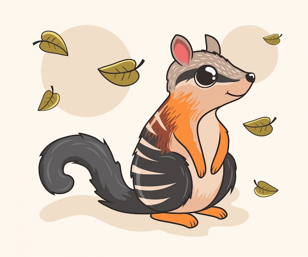 Numbat Cartoon Cute Animals