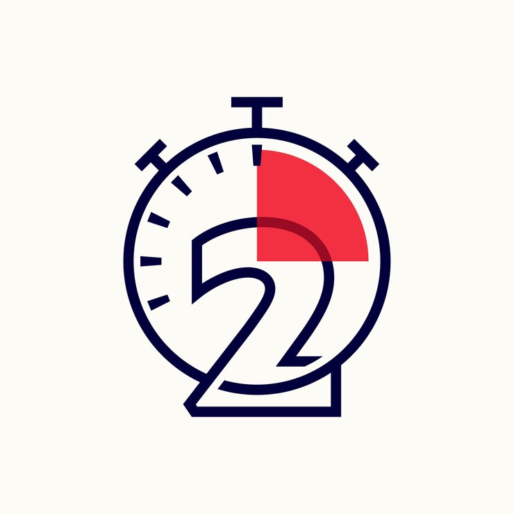 Wektor numer prędkości 2 logo