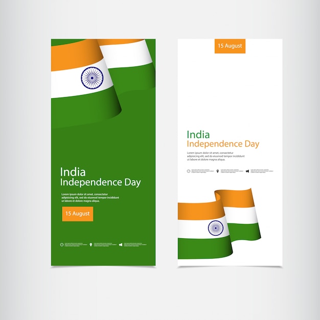 Plik wektorowy obchody dnia niepodległości indii