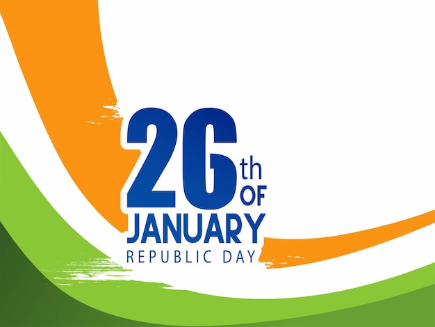 Obchody Dnia Republiki Z Indiami 26 Stycznia I Kołem Ashoki, Wypróbuj Kolor, Indyjską Flagę