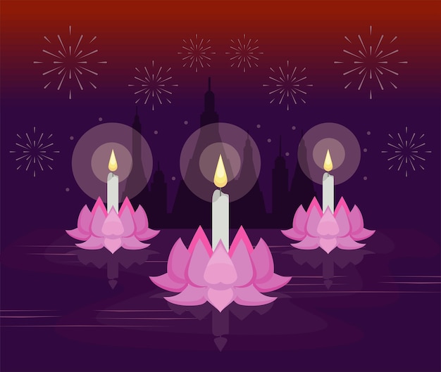 Obchody Festiwalu Loy Krathong