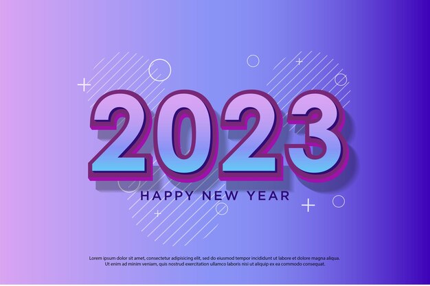 obchody nowego roku 2023 na tle paski wzór.