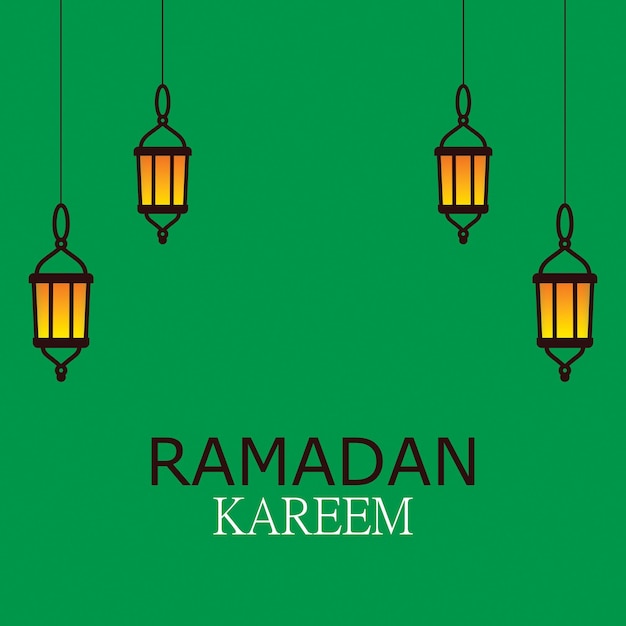 Obchody Ramadan Kareem Z Ilustracji Wektorowych Księżyca