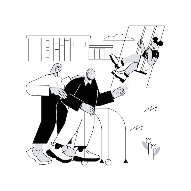 Wektor obiekty społecznościowe abstrakcyjne pojęcie ilustracji wektorowych