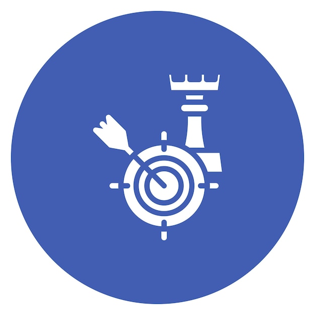 Objective Statement icon vector image Może być używany do Curriculum Vitae