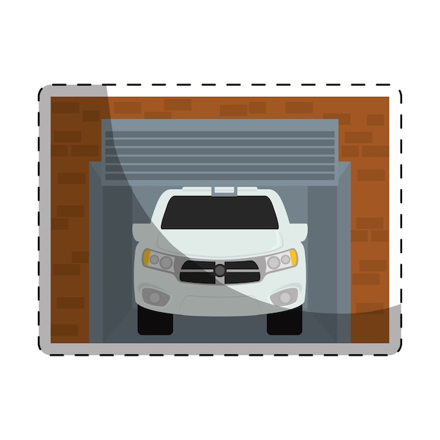 Plik wektorowy obraz ikony samochodu