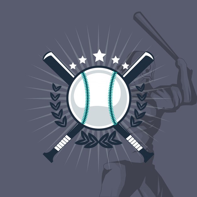 Obraz Ikony Związane Z Baseballem