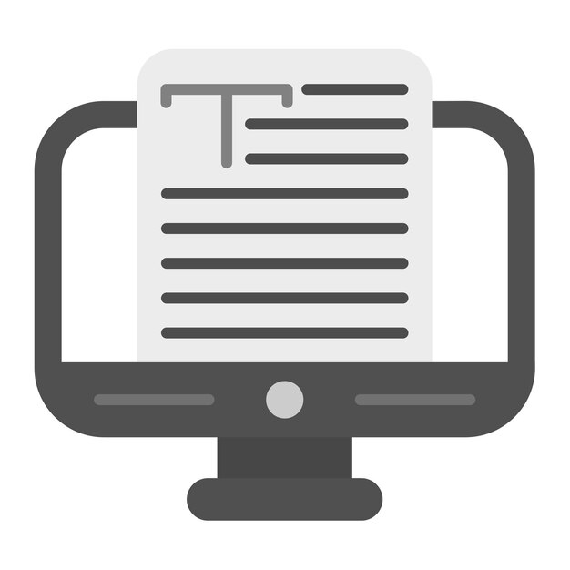 Obraz wektorowy ikony copywritera może być używany dla Digital Nomad