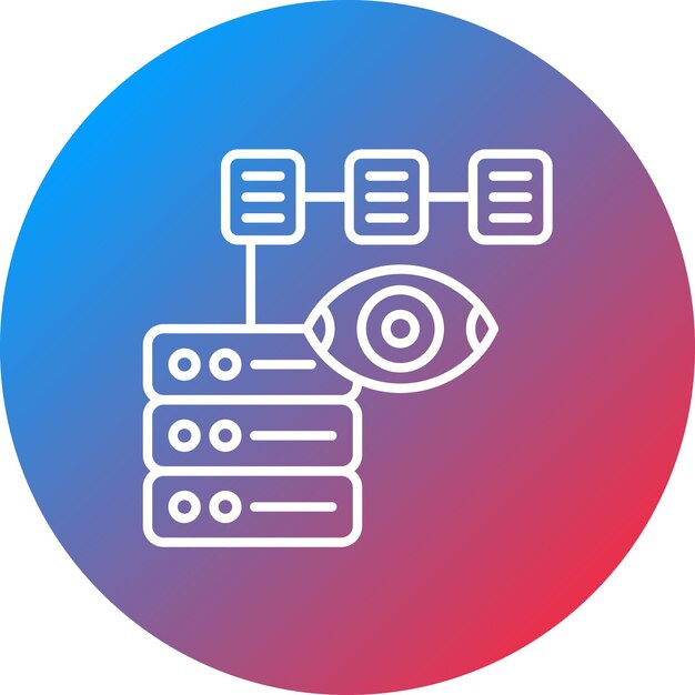Obraz wektorowy ikony Data Insight Może być używany do analizy danych