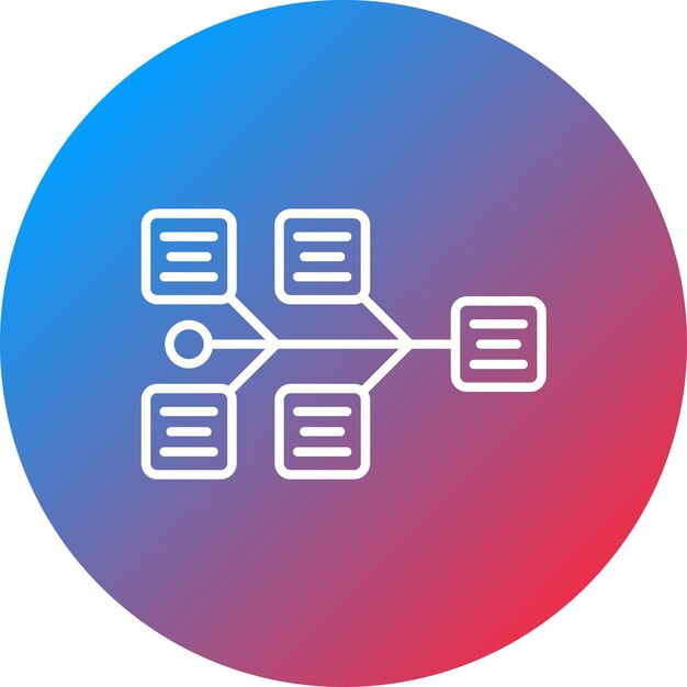 Plik wektorowy obraz wektorowy ikony diagramów rybnych może być używany do ux i interfejsu użytkownika