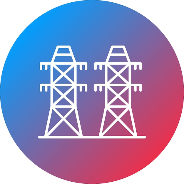 Plik wektorowy obraz wektorowy ikony energii elektrycznej może być używany dla energii odnawialnej