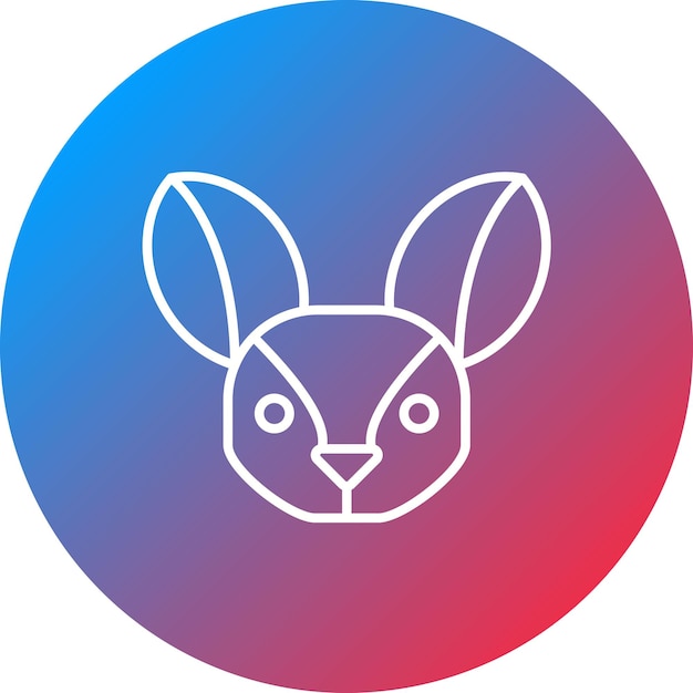Obraz wektorowy ikony Fennec Fox może być używany dla In The Wild
