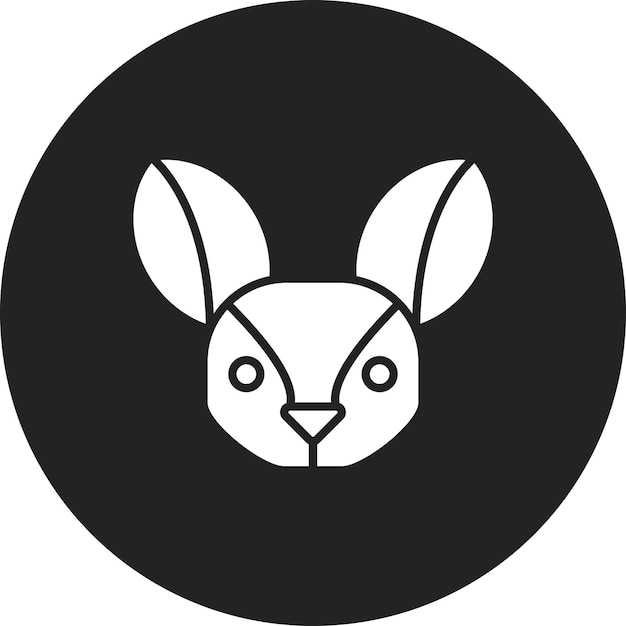 Obraz wektorowy ikony Fennec Fox może być używany dla In The Wild