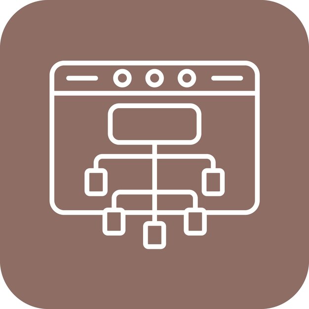 Obraz wektorowy ikony Front End Development może być używany dla UX i UI