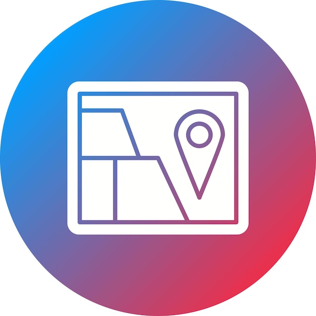 Obraz wektorowy ikony GPS może być używany do lekkoatletyki