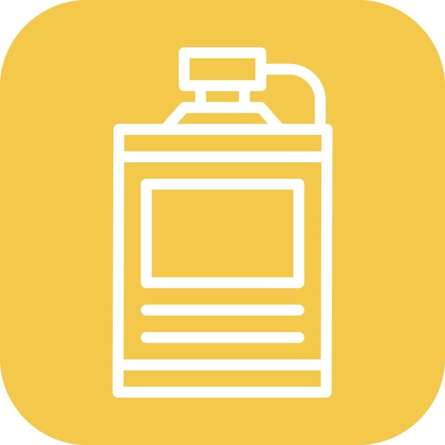 Obraz wektorowy ikony Hip Flask może być używany dla Bar
